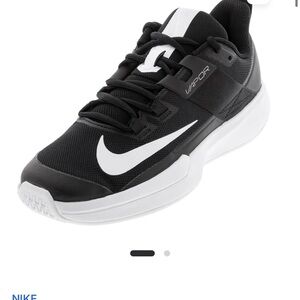 Nike Vapor Black and White athletic shoes